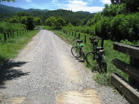 biking, Great Smoky Mountains, Cades Cove