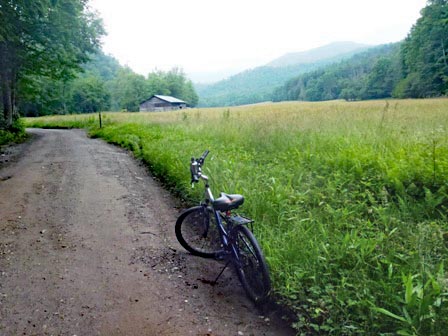 biking, Great Smoky Mountains, Cataloochee Valley