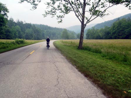 biking, Great Smoky Mountains, Cataloochee Valley