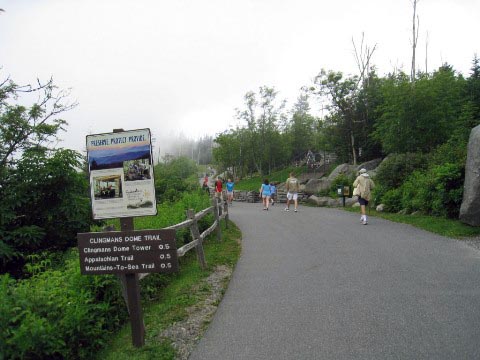 hiking, Great Smoky Mountains, Clingmans Dome