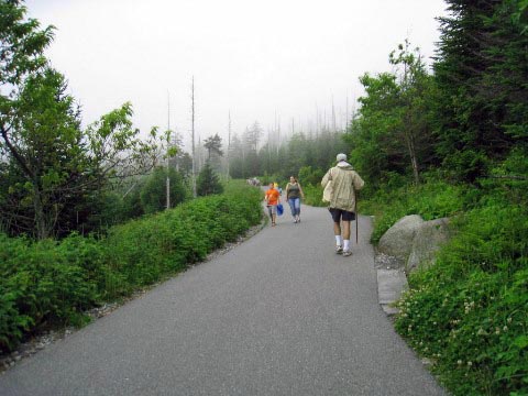 hiking, Great Smoky Mountains, Clingmans Dome