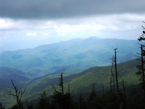 hiking, Great Smoky Mountains, Clingmans Dome