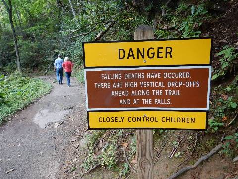 hiking, Great Smoky Mountains, Laurel Falls