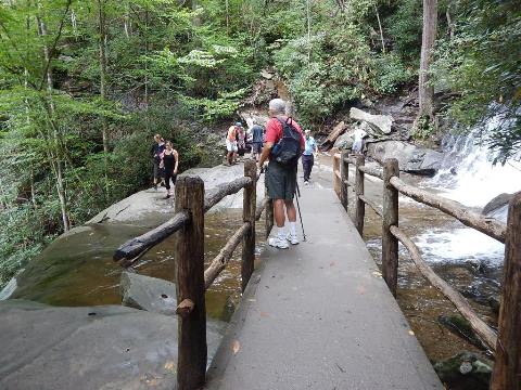 hiking, Great Smoky Mountains, Laurel Falls