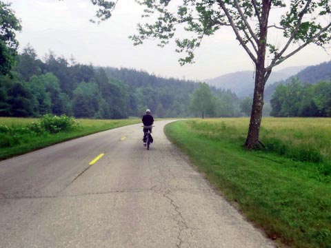 biking, Great Smoky Mountains, Cataloochee Valley