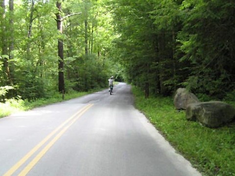 biking, Great Smoky Mountains, Tremont, Middle Prong