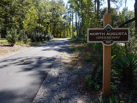 North Augusta Greeneway, bike South Carolina, BikeTripper.net