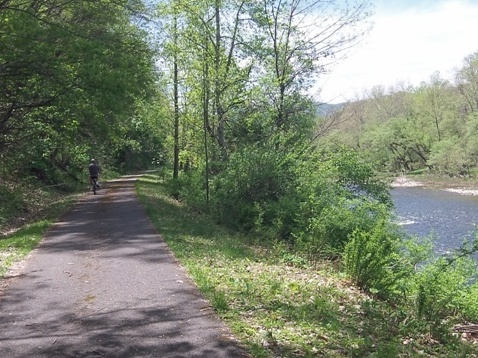 Greenbrier River Trail, West Virginia Biking. Map, photos, description ...