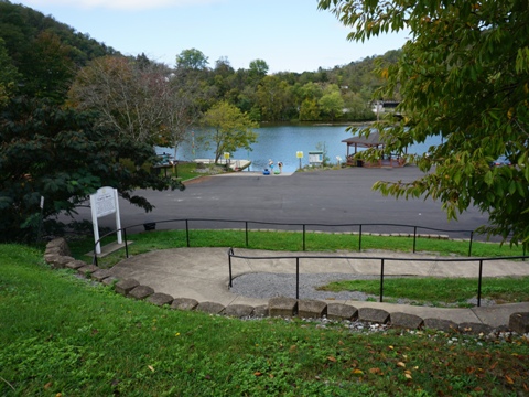 Caperton Trail, Morgantown, WV, West Virginia biking. BikeTripper.net