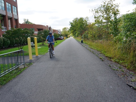 Caperton Trail, Morgantown, WV, West Virginia biking. BikeTripper.net