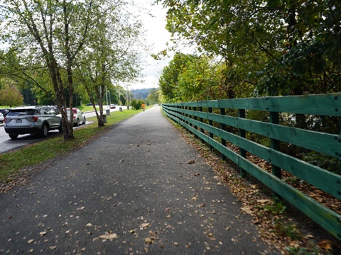 Caperton Trail, Morgantown, WV, West Virginia biking. BikeTripper.net