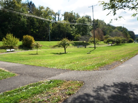 Caperton Trail, Morgantown, WV, West Virginia biking. BikeTripper.net