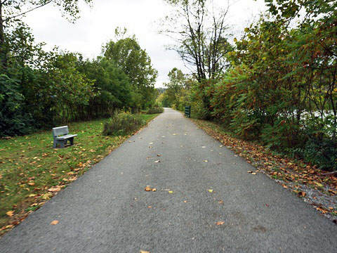 Caperton Trail, Morgantown, WV, West Virginia biking. BikeTripper.net