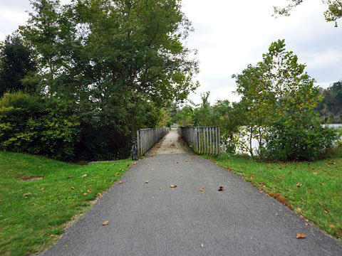 Caperton Trail, Morgantown, WV, West Virginia biking. BikeTripper.net