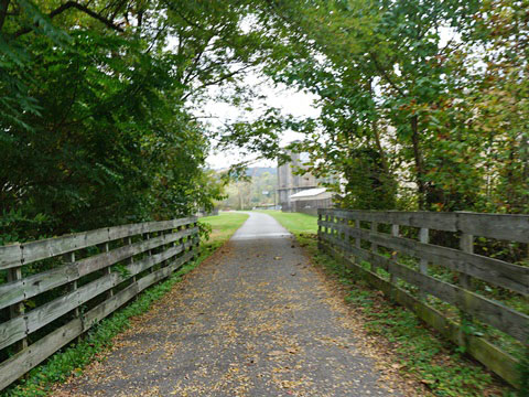 Caperton Trail, Morgantown, WV, West Virginia biking. BikeTripper.net