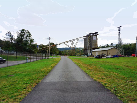 Caperton Trail, Morgantown, WV, West Virginia biking. BikeTripper.net