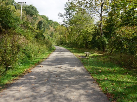 Deckers Creek Trail, Morgantown WV, West Virginia Biking. BikeTripper.net