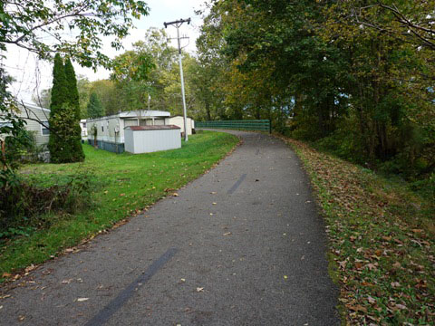 Deckers Creek Trail, Morgantown WV, West Virginia Biking. BikeTripper.net