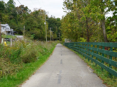 Deckers Creek Trail, Morgantown WV, West Virginia Biking. BikeTripper.net