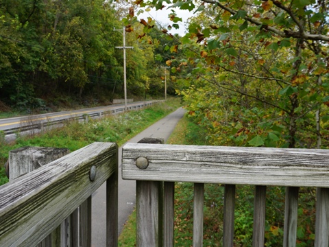 Deckers Creek Trail, Morgantown WV, West Virginia Biking. BikeTripper.net