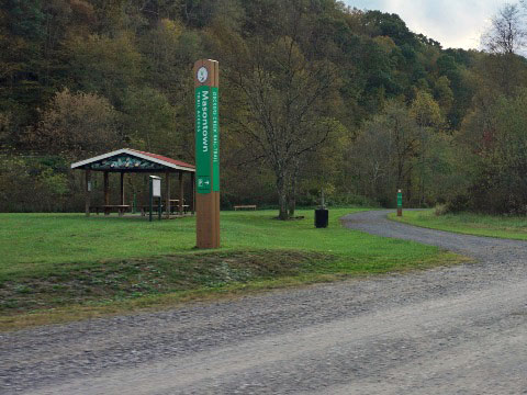 Deckers Creek Trail, Morgantown WV, West Virginia Biking. BikeTripper.net