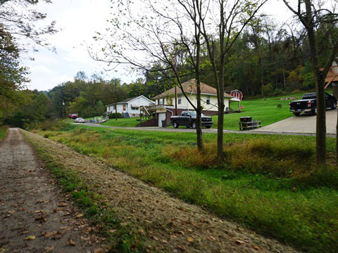 Mon River Trail, Morgantown WV, West Virginia biking, BikeTripper.net