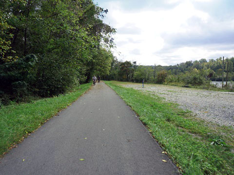 Mon River Trail, Morgantown WV, West Virginia biking, BikeTripper.net