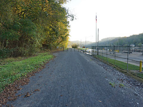 Mon River Trail, Morgantown WV, West Virginia biking, BikeTripper.net