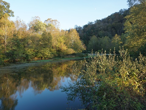 Mon River Trail, Morgantown WV, West Virginia biking, BikeTripper.net